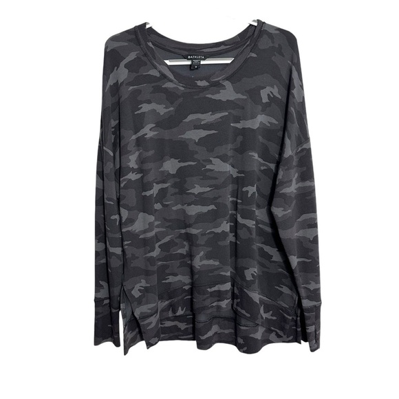 Athleta Coaster Luxe Printed Sweatshirt Camo - Picture 8 of 8